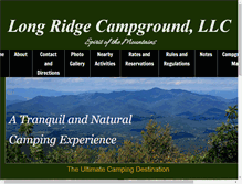 Tablet Screenshot of longridgecampground.com